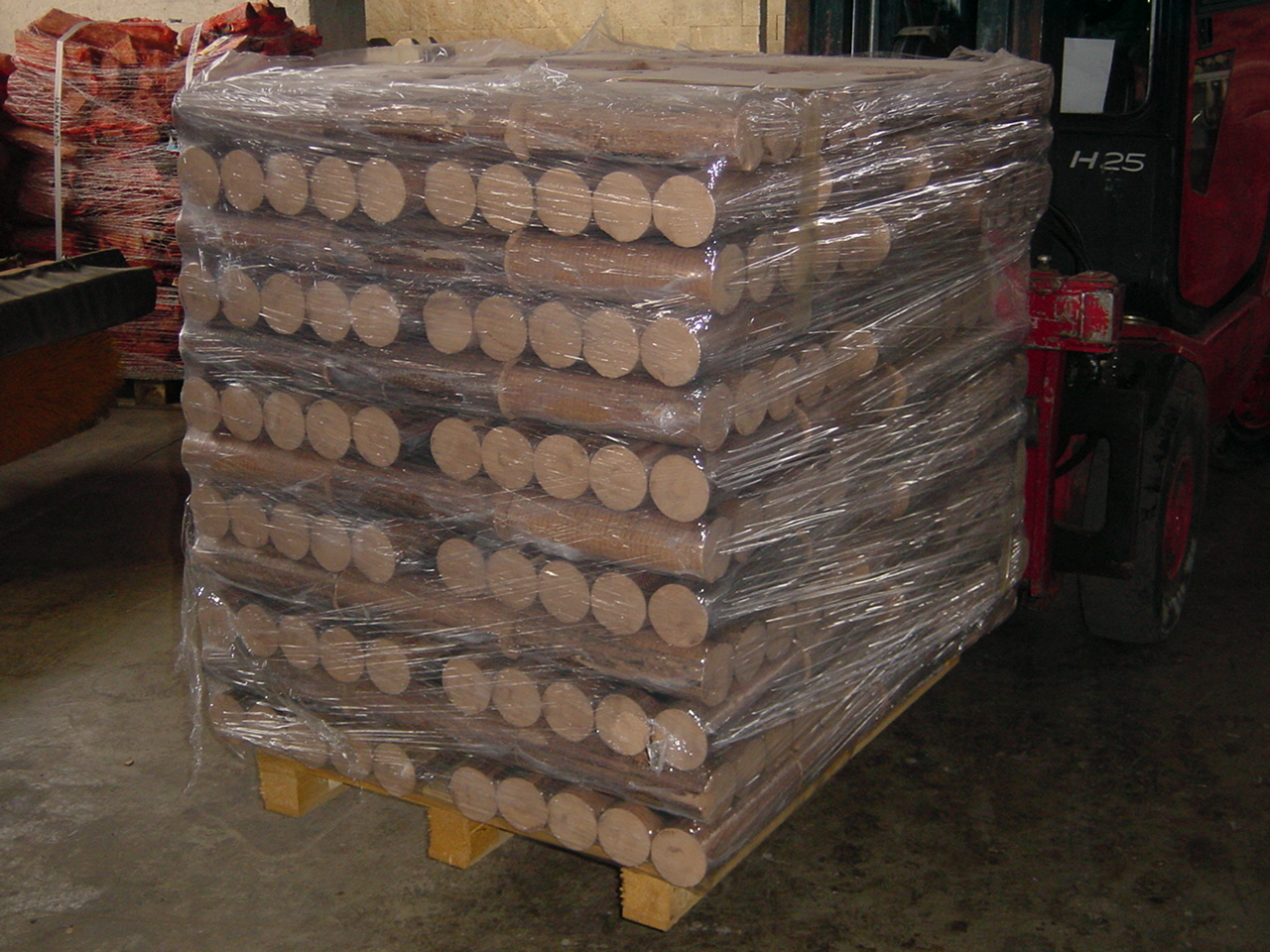 Pollmeier Buchen Premium Briketts - 960 kg Pallette